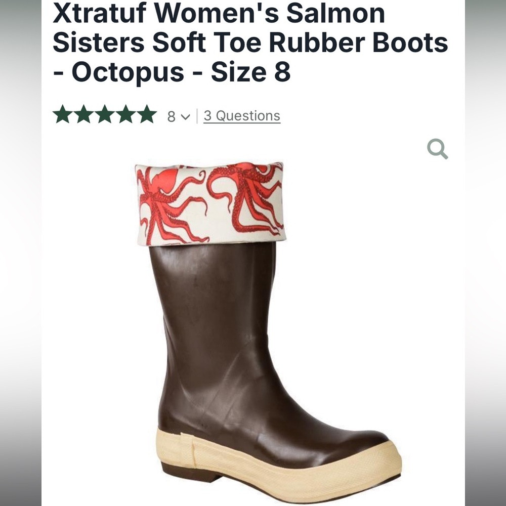 Women's Salmon Sisters Xtratuf Rain Boots!